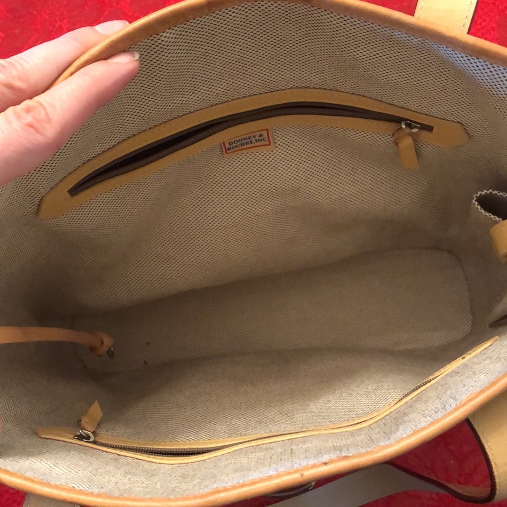 Dooney and Bourke Medium Light Blue Shopper - Picture 6 of 8